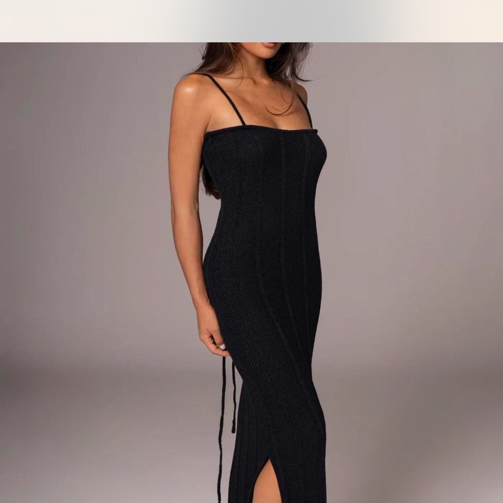 JLUXLABEL Black Maxi Dress